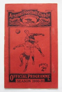 ARSENAL v MANCHESTER UNITED 1930/1931 *Good Condition Football Programme* for sale on Ebay