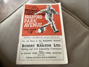 Bradford Park Avenue v New Brighton (Div.3 prog) 11/4/51 for sale on Ebay