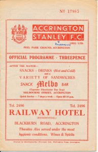 Accrington Stanley v Bournemouth 1958/1959 - Football Programme for sale on Ebay