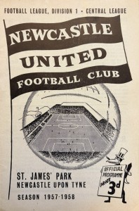 Newcastle United v Chelsea. Div 1 1957/58 for sale on Ebay