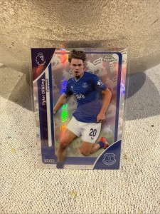Tyler Dibling Everton /92 Topps Premier League Chrome 2025-26 for sale on Ebay