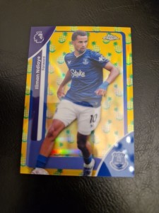 Topps Chrome Premier League 26 Iliman Ndiaye Pineapple Parallel Everton FC for sale on Ebay