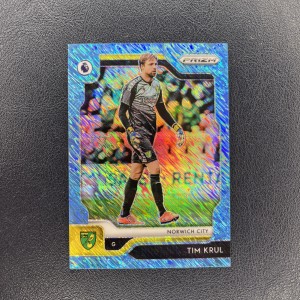 2019-20 Panini Prizm Premier League FOTL Blue Shimmer /8 Tim Krul #277 Norwich for sale on Ebay