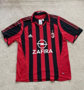 AC Milan 2005/2006 Large Home Shirt for sale on Ebay