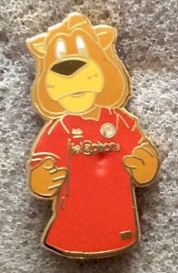 Middlesbrough Football Club Mascot Rory The Lion Badge for sale on Ebay