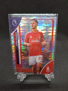 2025-26 Topps Chrome Premier League Pulsar  James McAtee Nottingham Forest for sale on Ebay