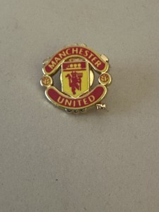 Manchester United Official Merchandise Pin Badge for sale on Ebay