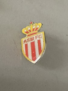 As Monaco Football Pin Badge for sale on Ebay