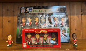 Liverpool FC Corinthian set football plus 6 figures for sale on Ebay