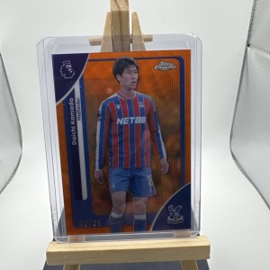 Daichi Kamada Orange 2/25 Crystal Palace Japan Topps Chrome Premier League 2026 for sale on Ebay