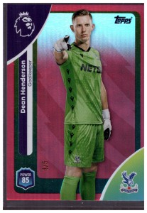 Dean Henderson /5 2025-26 Topps Premier League Crystal Palace for sale on Ebay