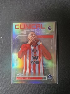 Topps Chrome Premier League 2026 Wilson Isidor Rookie Clinical Chrome Sunderland for sale on Ebay
