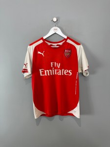 ARSENAL 2014/15 HOME SHIRT  (M)  PUMA ORIGINAL VINTAGE FOOTBALL SHIRT for sale on Ebay