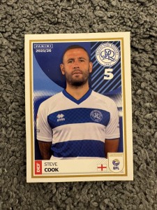 EFL PANINI 2025/26 - STEVE COOK QUEENS PARK RANGERS No316 for sale on Ebay