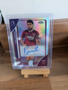 Lucas Paqueta Base Auto - 2026 Topps Premier League Chrome - West Ham for sale on Ebay