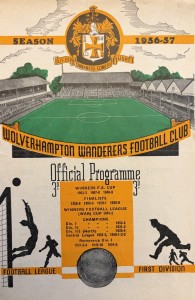 Wolverhampton Wanderers v Leeds United Div 1 1956/57 for sale on Ebay