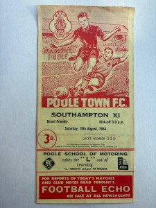 1964-65 Poole Town V Southampton XI - Friendly Match - 15th August 1964 for sale on Ebay
