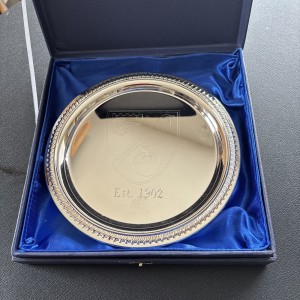Norwich City Engraved Presentation Boxed Salver Plate Tray for sale on Ebay