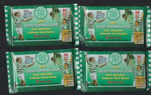 FUTERA 1997/98 FANS SELECTION  - 4x FACTORY SEALED  CELTIC  PACKETS for sale on Ebay