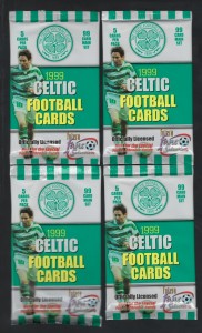 FUTERA 1999 FANS SELECTION  - 4x FACTORY SEALED  CELTIC  PACKETS for sale on Ebay