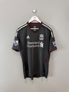LIVERPOOL 2011/12 AWAY SHIRT  (M)  ADIDAS ORIGINAL VINTAGE FOOTBALL SHIRT for sale on Ebay