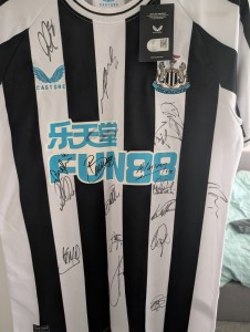 Signed Newcastle United Shirt 22/23 Season Squad for sale on Ebay