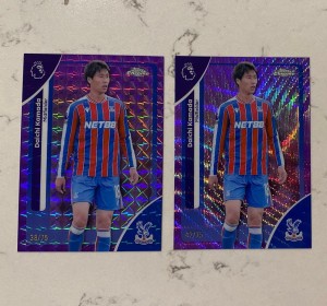 Topps Chrome Premier League 2026 Daichi Kamada /75 X2 Crystal Palace Japan for sale on Ebay