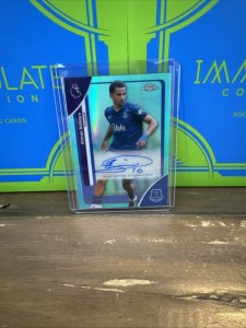 Topps Chrome Premier League Everton Iliman Ndiaye Auto 123/199 for sale on Ebay