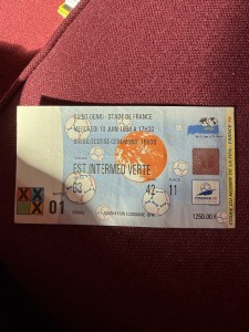 football ticket stubs for sale on Ebay