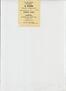 25  1  75  Ipswich  v  Liverpool        match  ticket for sale on Ebay