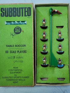Subbuteo West Ham United / Aston Villa HW Part Team / Spares Early 70's Box for sale on Ebay