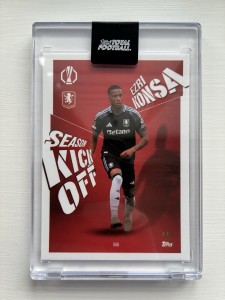 🔥 Ezri Konsa 4/5 Season Kick Off Topps Total Football 2025-26 Aston Villa Rare for sale on Ebay