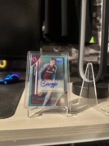 Ben Broggio Topps Chrome Rookie Auto Aqua /199  2025-26 Aston Villa for sale on Ebay