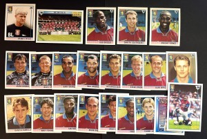 Aston Villa Merlin Premier League 96 Team Bundle x 22 Stickers for sale on Ebay