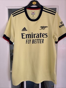 Arsenal 2021/22 Away Football Shirt Size L Adidas Official for sale on Ebay