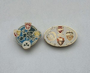 RARE ARSENAL SET OF 2 CHAMPIONS LEAGUE PIN BADGES for sale on Ebay