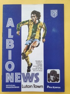 23/8/1975 West Bromwich Albion v Luton Town Football Programme; Division 2 for sale on Ebay