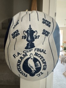 Vintage TOTTENHAM HOTSPUR F.C. 1987 F.A. Cup Final SUPER SPURS Flat Cap Hat for sale on Ebay