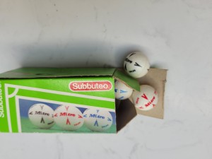 Subbuteo Boxed Set of 3 Mitre Footballs - 61210 for sale on Ebay
