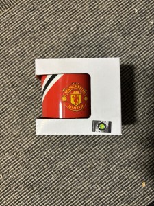 Manchester United Official Crest Mug / Cup – Red Football Gift for sale on Ebay
