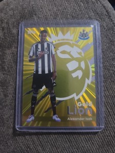 Topps Premier League 2026 Alexander Isak Gold Lion Newcastle United for sale on Ebay