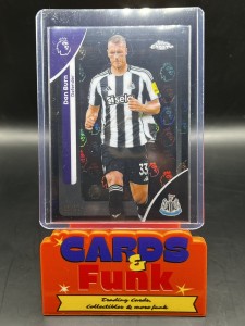 2026 Topps Chrome Premier League Logofractor Dan Burn Newcastle United Black /10 for sale on Ebay