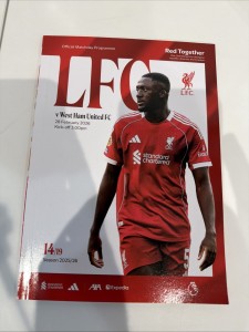 Liverpool LFC v West Ham United - FA Premier League - 28 February 2026  for sale on Ebay