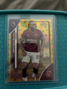 Topps Chrome 2026 Arron Wan Bissaka Pineapple Refractor West Ham United for sale on Ebay