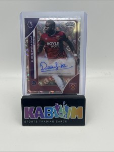 El Hadji Malick Diouf /59 RC Topps Chrome PL Logofractor 2025-26 West Ham for sale on Ebay