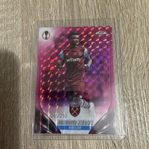 2023-24 Topps Chrome UEFA Club Mohammed Kudus /250 West Ham for sale on Ebay