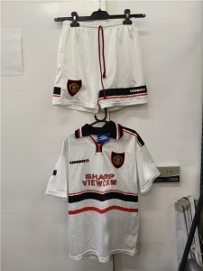 Manchester United 1997-99 Away Football Top & Shorts | Size Age 12-13  for sale on Ebay