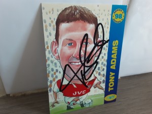 TONY ADAMS - ARSENAL Hand Signed Promatch Series 2 Football trading card for sale on Ebay