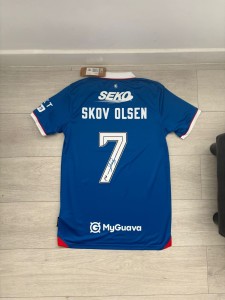 Skov Olsen Signed Official Rangers Shirt With Photo Proof for sale on Ebay