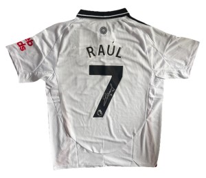 RAÚL JIMENEZ Hand Signed Fulham 24/25 Home Football Shirt EXACT PROOF & Coa for sale on Ebay